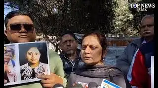 Relatives of those, missing in a cloudburst in Kishtwar in August last year, hold protests.