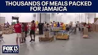 Relief for Jamaica packed in Pinellas Park
