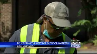 Relief from the heatwave for outdoor workers