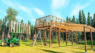 Remote Cabin Visit + Barn Progress & REALLY GOOD NEWS!