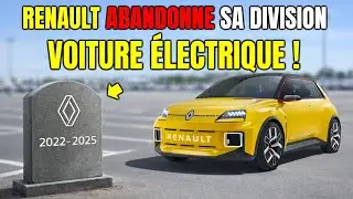 RENAULT ABANDONNE SA DIVISION VOITURE ÉLECTRIQUE !