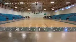 Renovations underway to modernize, reinforce Molokai High gym