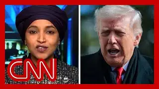 Rep. Ilhan Omar responds to Trump’s claim about her attack