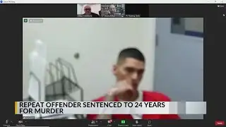 Repeat offender sentenced to 24 years for murder