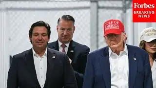 Reporter Asks Ron DeSantis Point Blank About Alligator Alcatraz: 