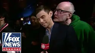 Reporters keep their cool when things get awkward