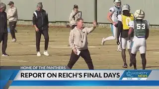 Reports leak between Reich and Panthers before his firing