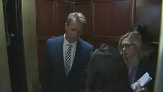 Republican senator confronted by 2 women after announcing Kavanaugh support