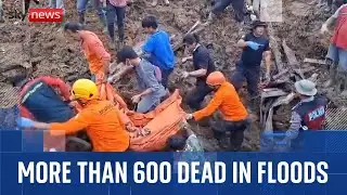 Rescuers struggle to find survivors after devastating floods and landslides