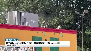 Restaurant closed following HVAC fire