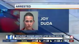 Restaurant manager arrested over seating dispute
