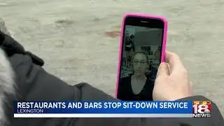 Restaurants and bars stop in-person service