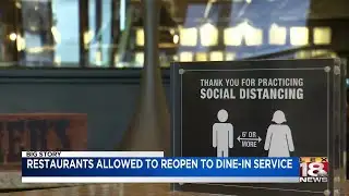 Restaurants open dining rooms for first time in nearly three months