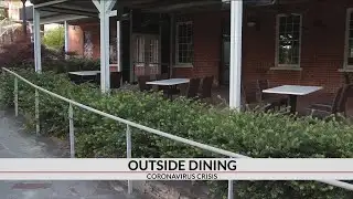 Restaurants prepare to re-open outdoor dining