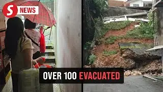 Retaining wall collapses at Taman United flats, residents evacuated