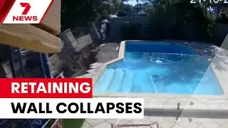 Retaining wall collapses in Duncraig | 7NEWS