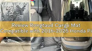 Review Rongtaod Cargo Mat Compatible with 2016-2025 Honda Pilot Cargo Mat Cargo Liner Trunk Mat TPE