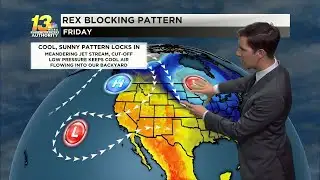 Rex blocking pattern keeps us cold