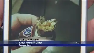 Reynoldsburg police say sharp object found in candy bar