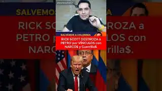 🚨 RICK SCOTT SLAMS PETRO OVER LINKS TO DRUG TRAFFICKERS ⚡