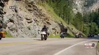 Riders getting ready for the BHSU "Jacket Ride"