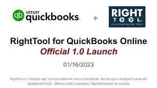 RightTool for QuickBooks Online (January/February)