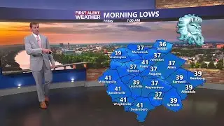 Riley 6 PM Forecast - Cold start again Friday, Patchy Frost Possible