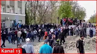 Riots in Donetsk against Putin