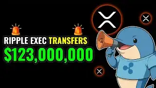 Ripple Exec Just Moved $123,000,000 In XRP! 🚨WHALE ALERT