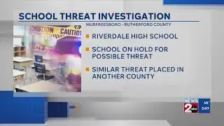 Riverdale High School threat investigation