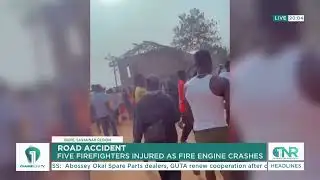 Road Accident: Five Firefighters Injured As Fire Engine Crashes