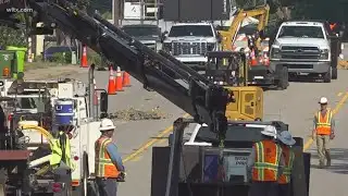 Road closed due to gas leak in Ballentine