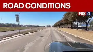 Road conditions improving after a tense morning