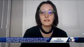 Road conditions in Benton County improving