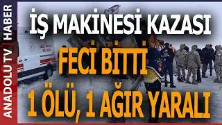 ROAD DEPARTMENT CONSTRUCTION VEHICLE INVOLVED IN ACCIDENT: 1 DEAD, 1 SERIOUSLY INJURED