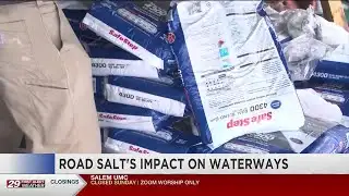 Road salt used to treat icy surfaces can harm environment, experts say