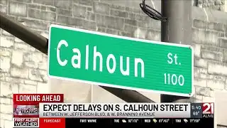 Road work expected to cause traffic delays downtown