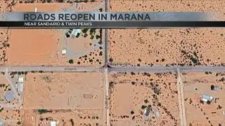 Roads reopen in Marana after completed utility work