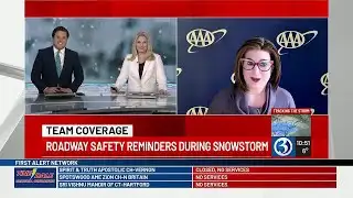 Roadway safety reminders during snowstorm