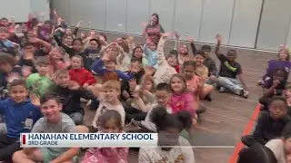 Rob Fowler visits Hanahan Elementary School