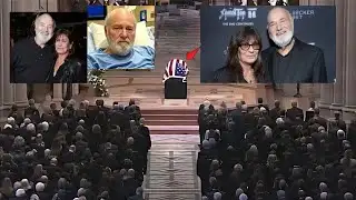 Rob Reiner  FINAL GOODBYE - Celebrities BREAK DOWN at Memorial