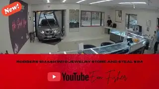 Robbers Smash Into Jewelry Store And Steal $1M