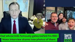 Robert E Kelly, whose kids interrupt his BBC interview, shares new pics
