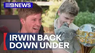 Robert Irwin returns to the Crocoseum | 9 News Australia