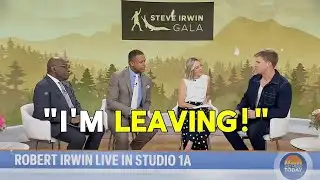 Robert Irwin Walks Off The Today Show After Humiliating Interview