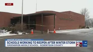 Robertson schools working to reopen after ice storm
