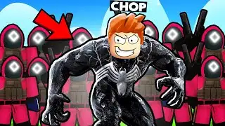 ROBLOX CHOP BECAME VENOM IN SQUID GAMES AND TROLLED