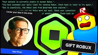 Roblox desperately wants us to scan our faces... (Sending Robux Update)