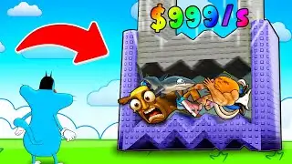 Roblox Oggy Crushed Every Brainrot With Jack