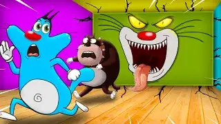 Roblox Oggy Got Crushed By Speeding Wall With Jack